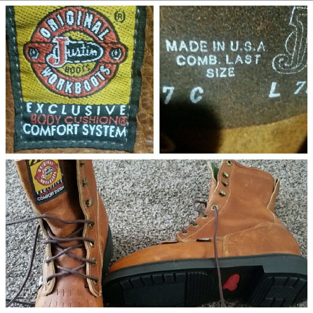 Justin Work Boots